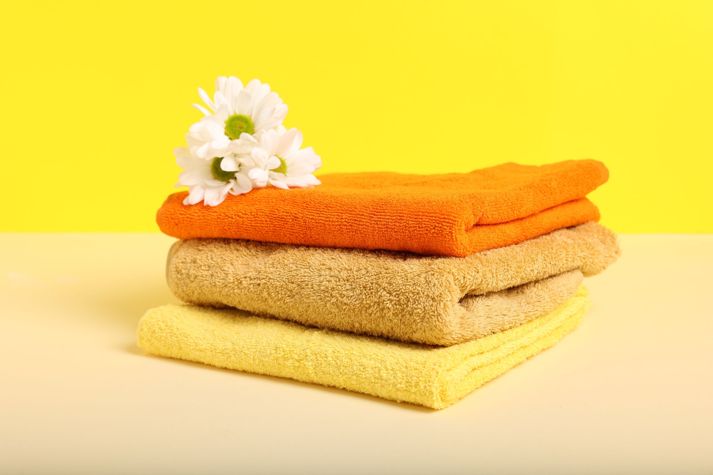 Spa Laundry Orange Shutterstock 2655957735